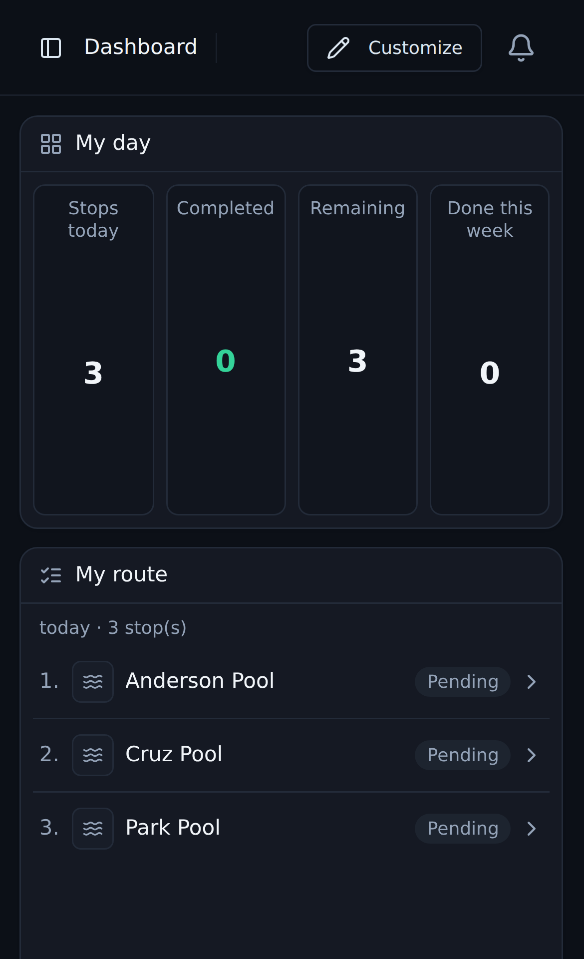 RoutePilot mobile