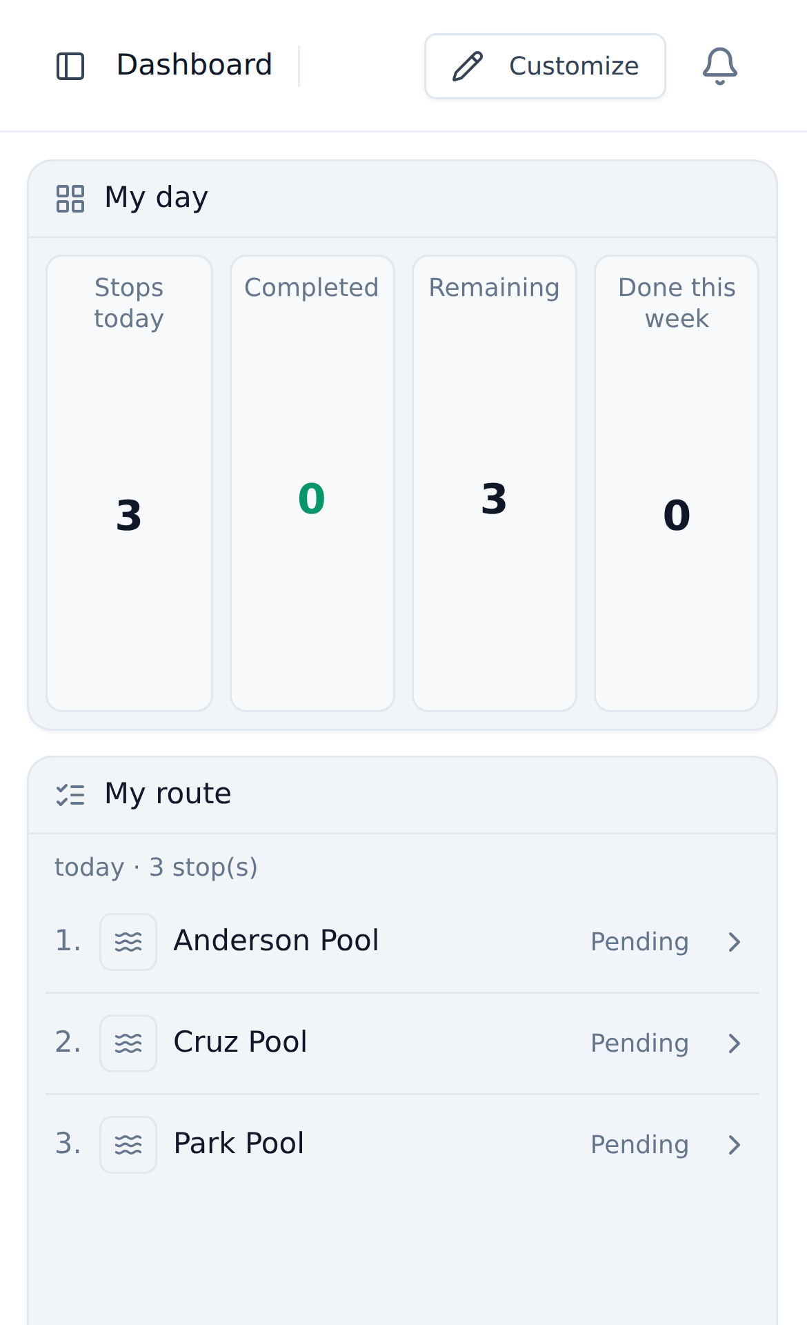 RoutePilot mobile